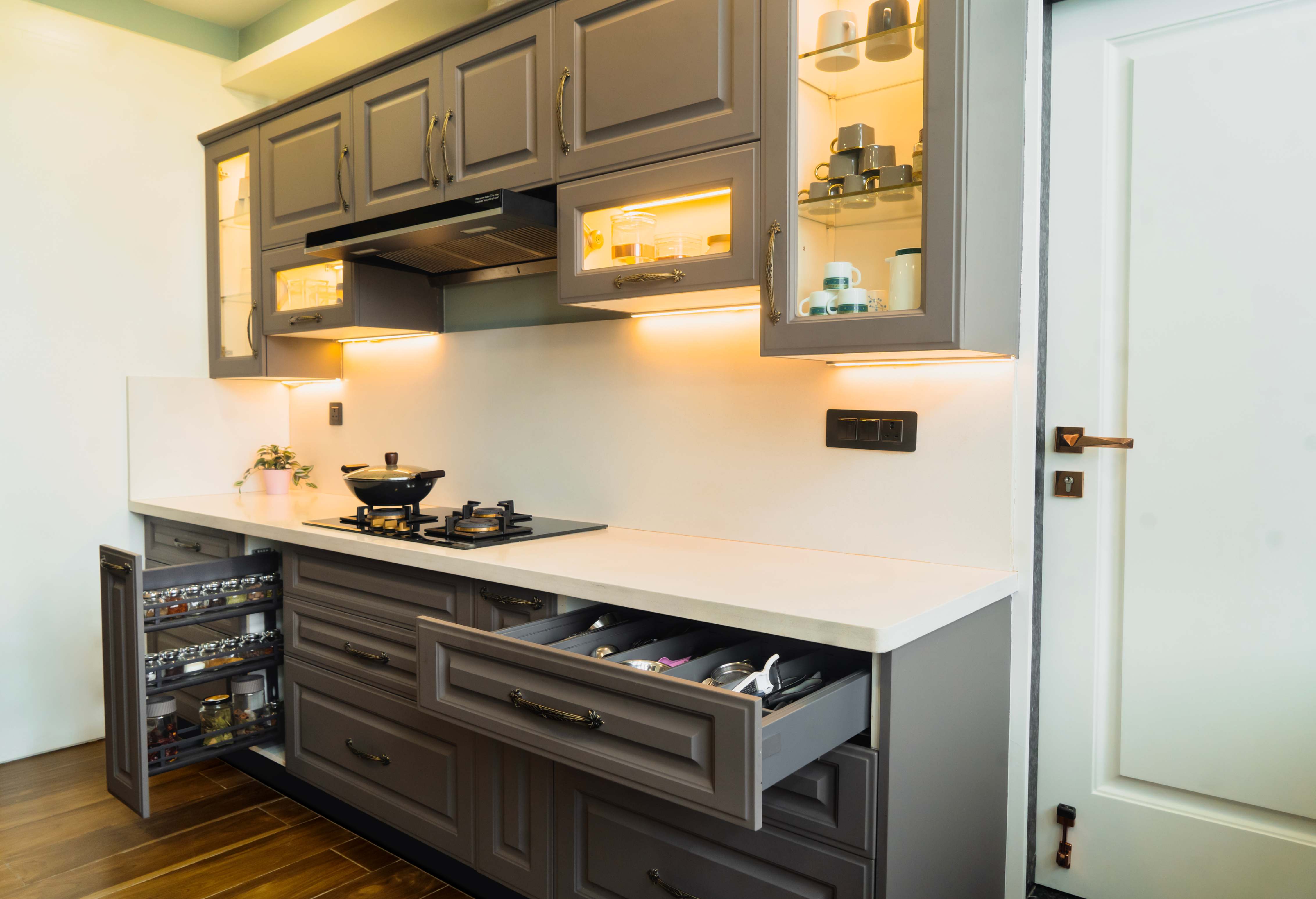Functional modular kitchen