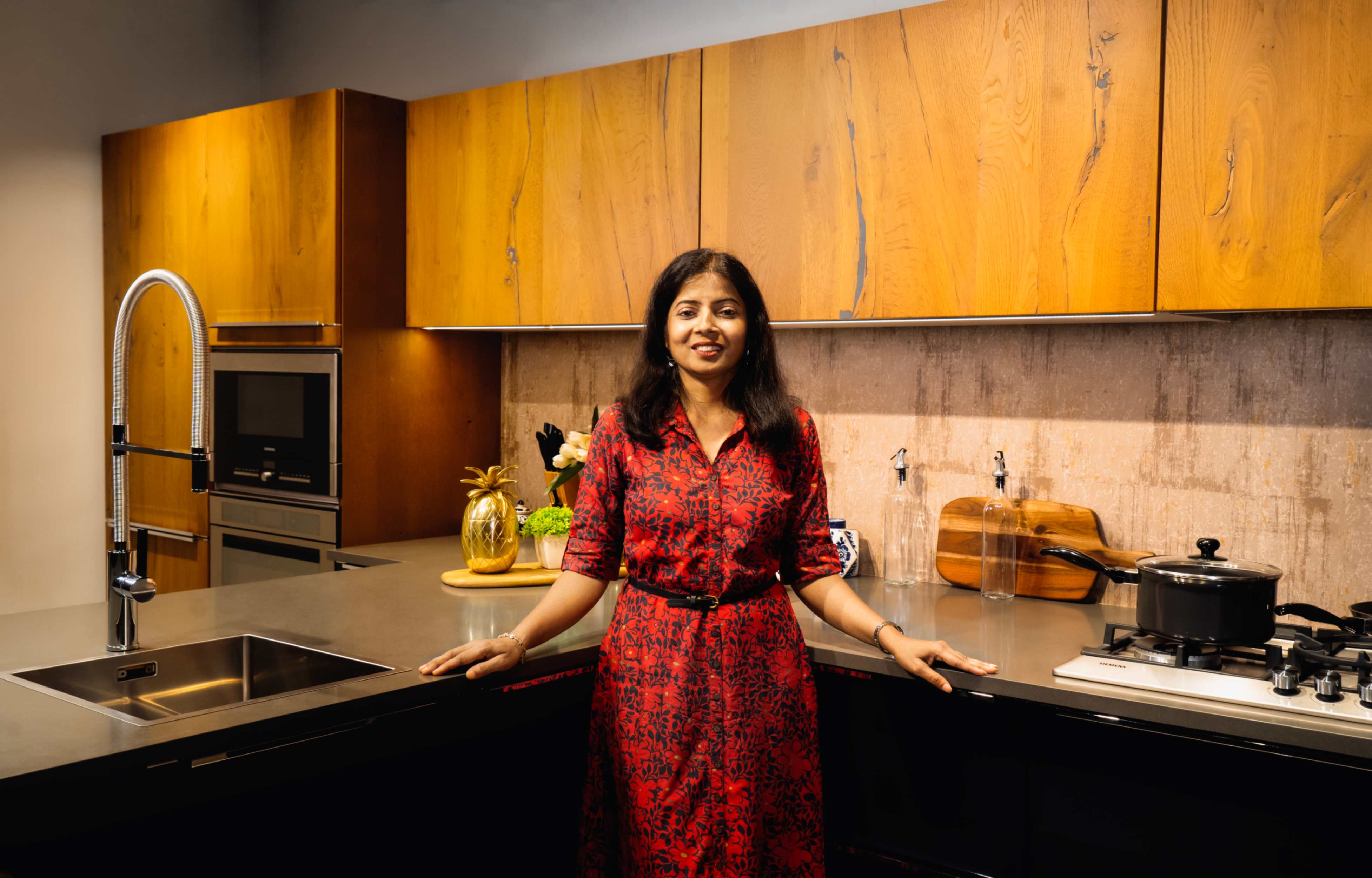 Space-saving kitchen design