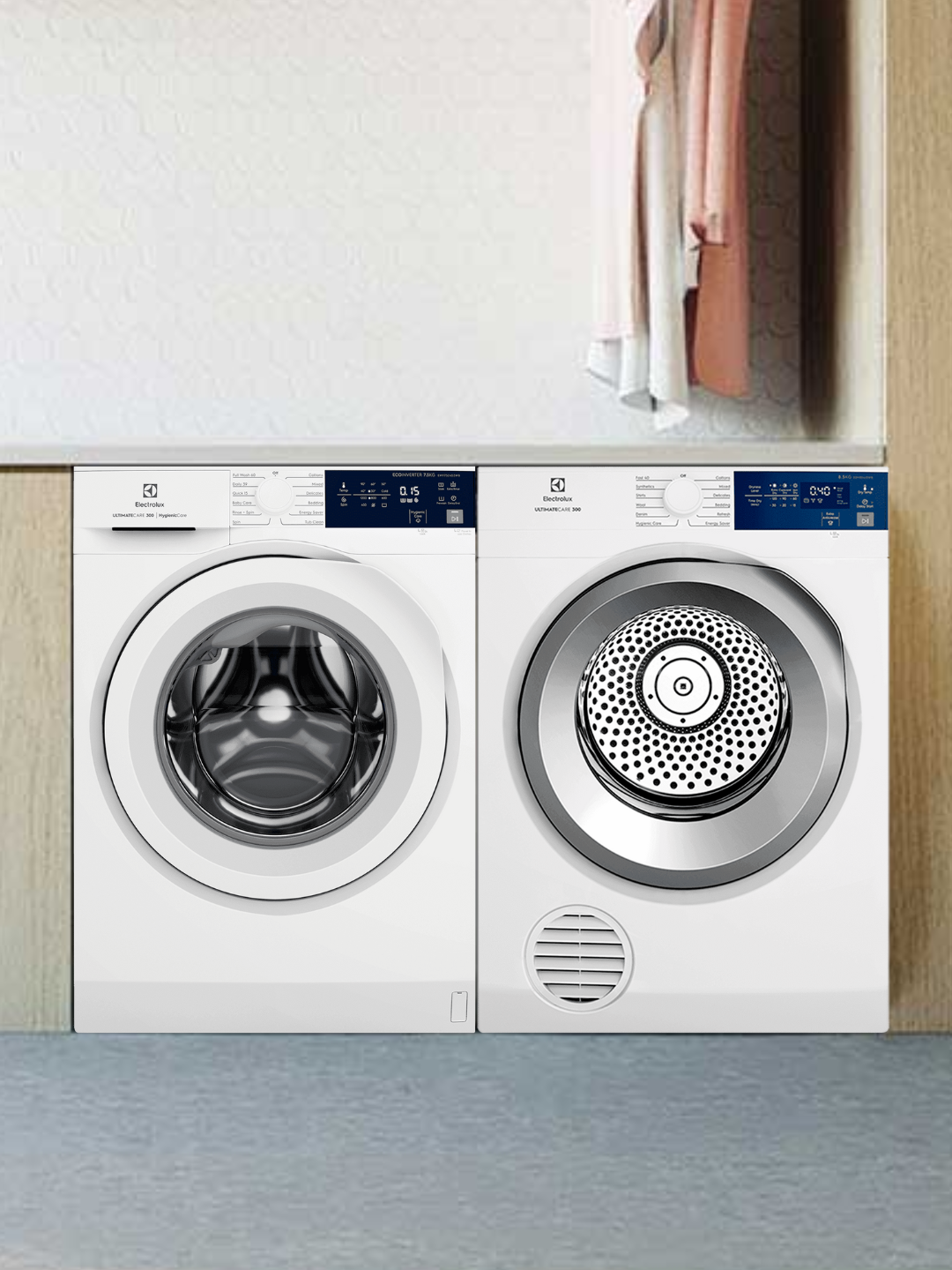Front-load washing machine with digital controls